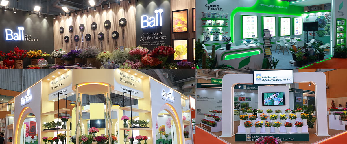 Exhibitor pavilion at AgriCon HortiConnect showing live demo setup